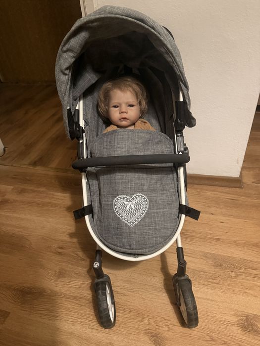 Wózek dla lalki z nosidełkiem