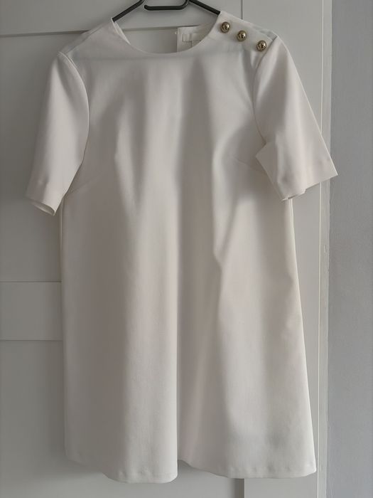 H&M biala sukienka S 36 nowa bez metek
