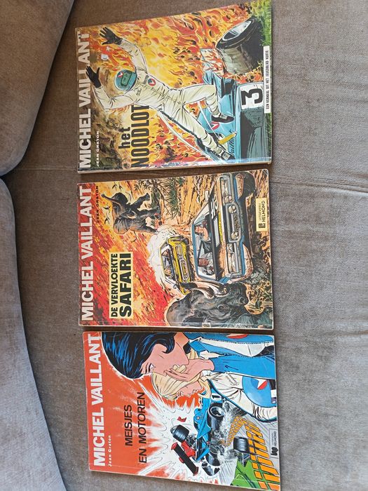 Michel Vaillant komiksy 7 szt Holenderski