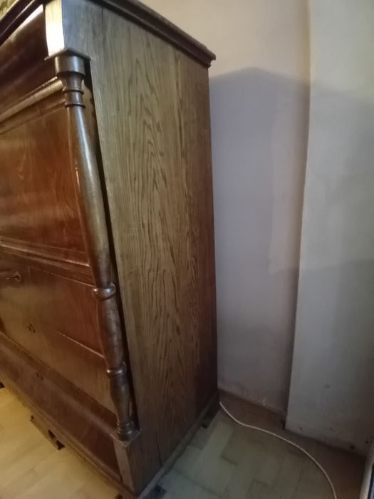 Sekretarzyk biurko rustykalne z drewna