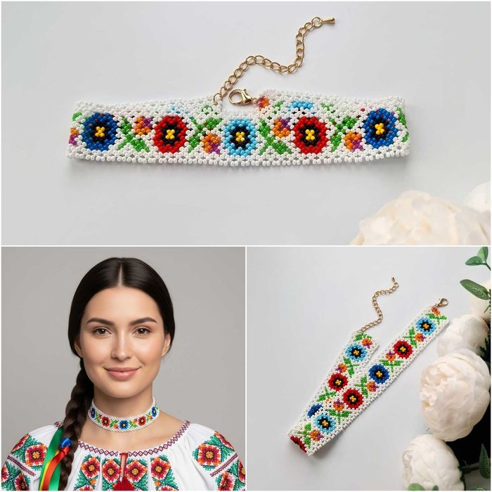 1+1=3 Українські прикраси різні кольори подарунок жінці великий вибір