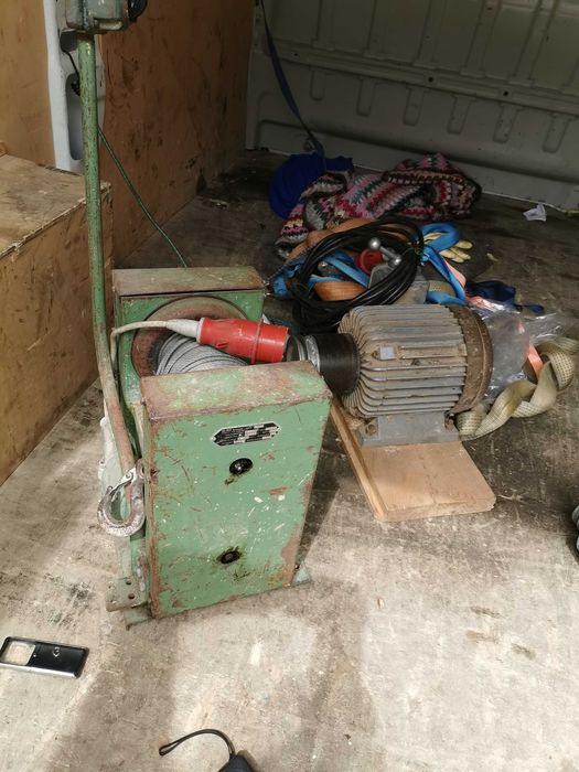 Windą Budowlana Al-ko 380V 16A sprawna linka stalowa 50m