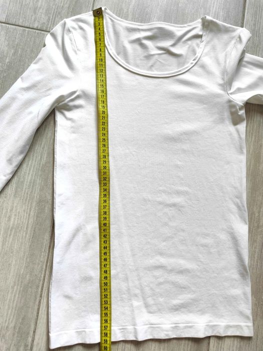 Klasyczna biała bluzka longsleeve Gatta M basic