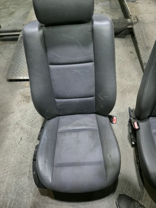 Fotele Skóra BMW e46 sedan podgrzewane boczki  komplet