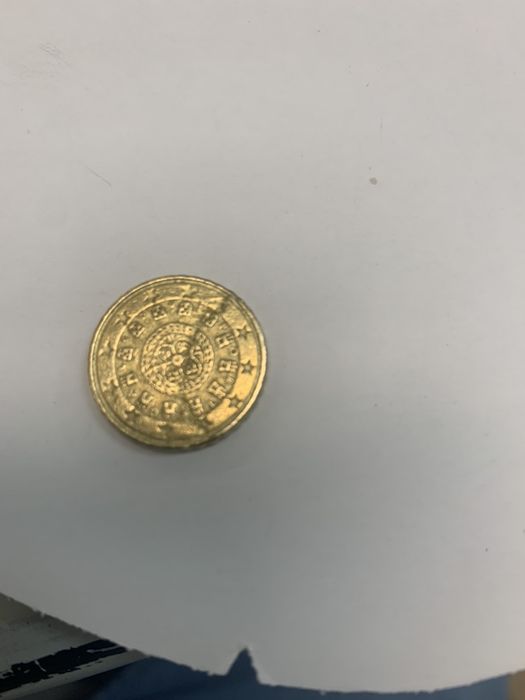 Moeda com erro na cunhagem, muito Raro