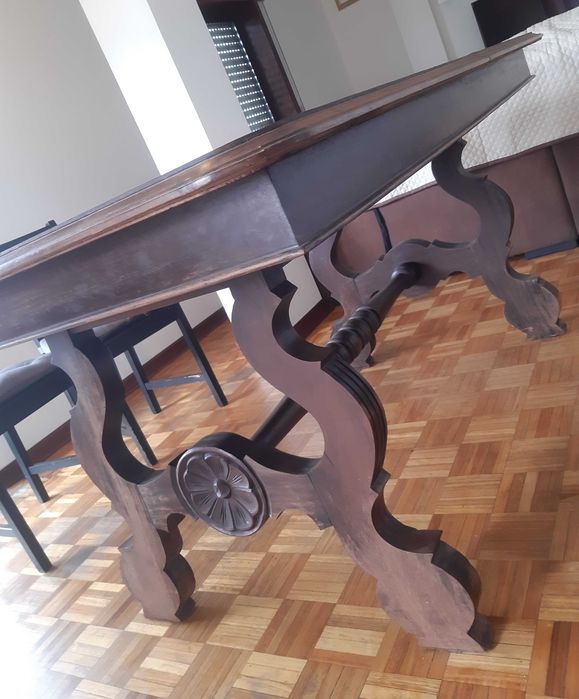 Mesa Rústica Antiga para Sala Cozinha