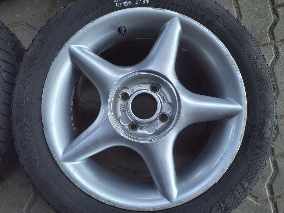 Jantes Vw  R15 Com Pneus 185/55 Furação 4X100