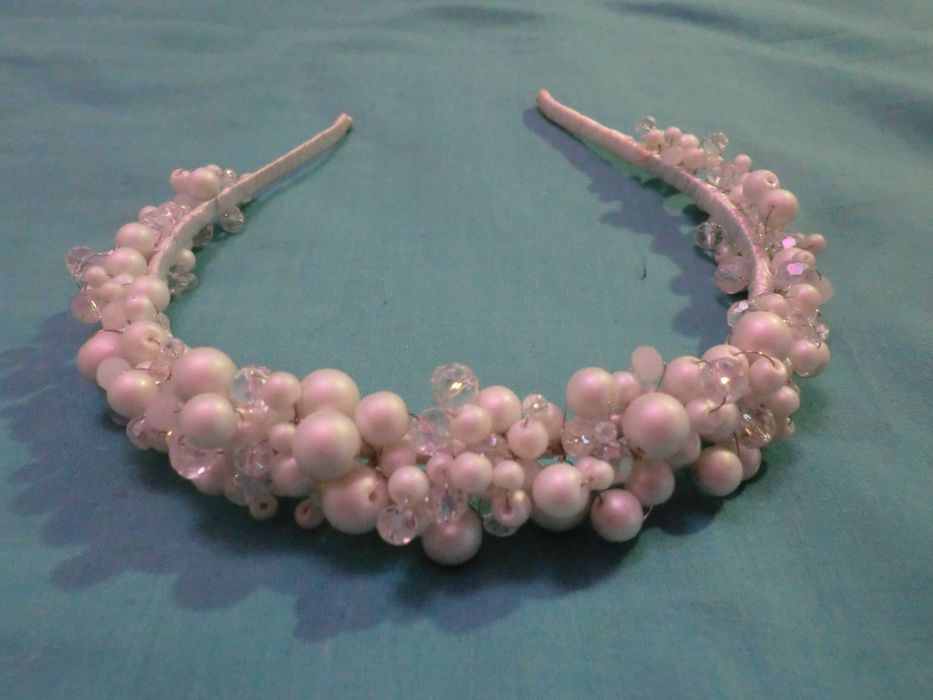 Обруч для волос хрустально жемчужный Укрпочтой, Новой