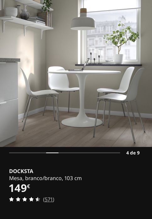 Mesa redonda IKEA
