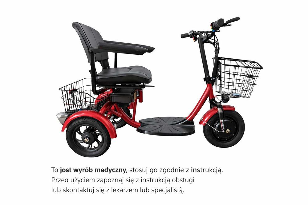 Skuter elektryczny dla seniorów i nie tylko