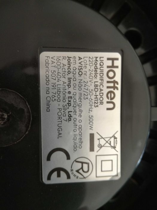 Liquidificador Hoffen novo