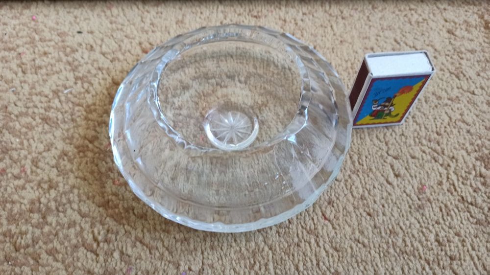 Фужери, хрустальні попільниці