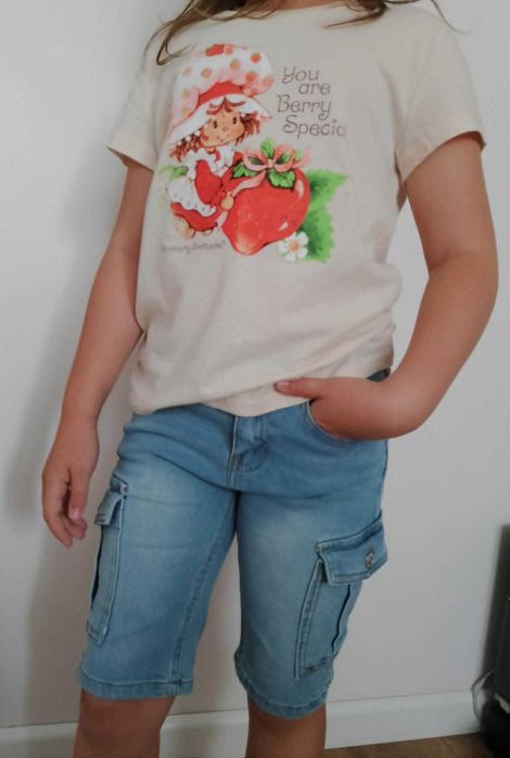 szorty jeans/spodenki cargo 10-11-12 lat 140 cm*Wallflower Girl*