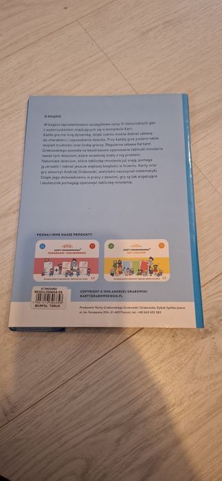Karty grabowskiego tabliczka mnożenia