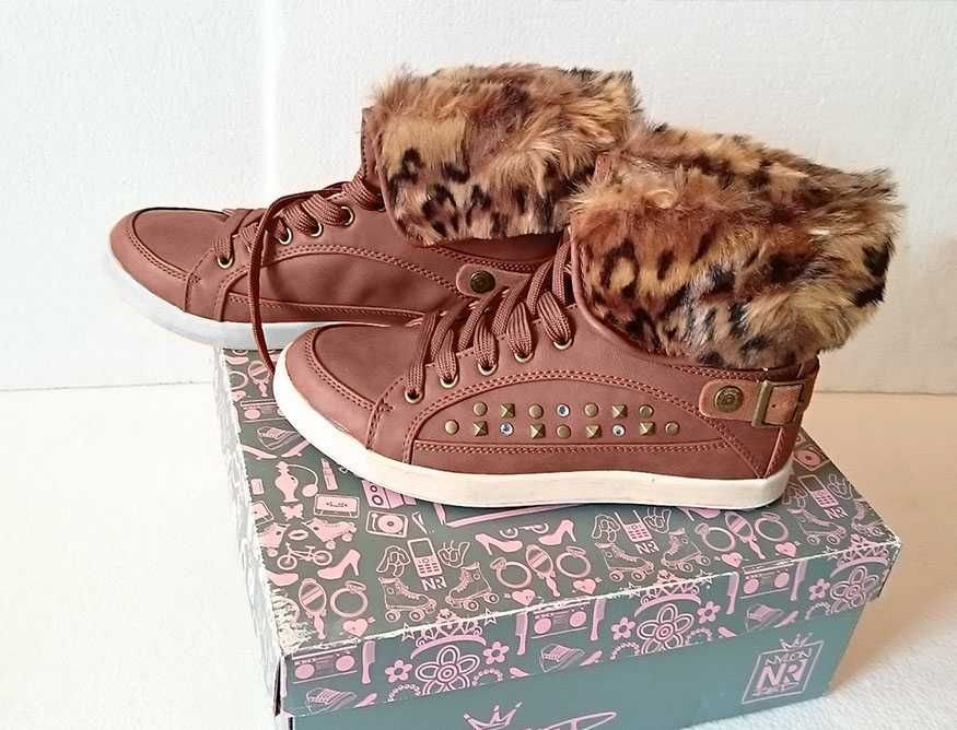 Nowe sneakersy z futerkiem