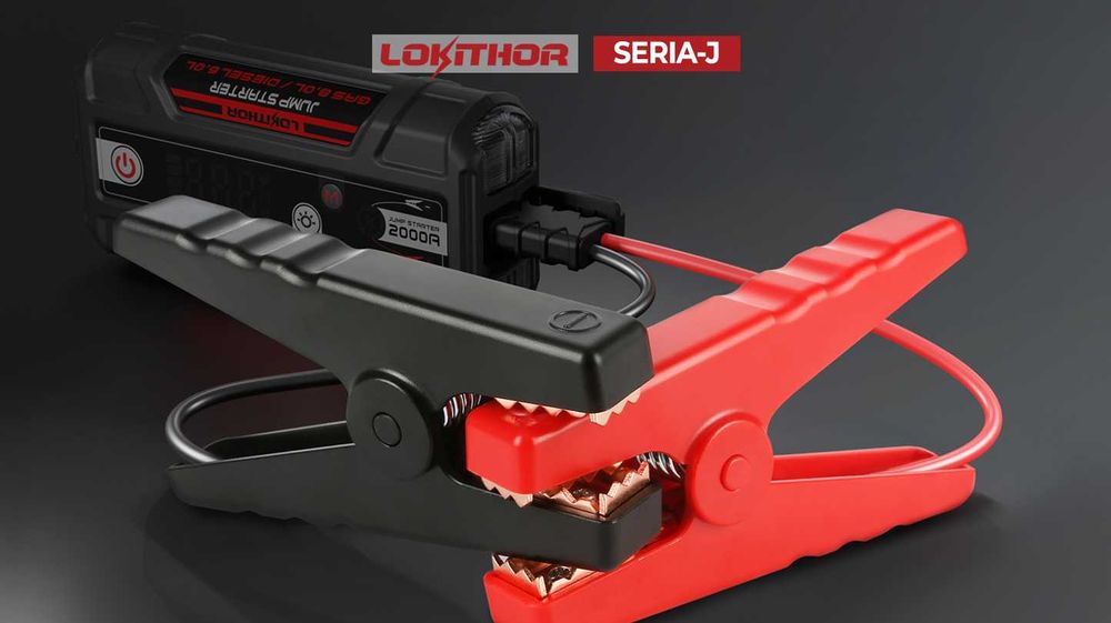 3w1 Jump Starter Booster Rozruch Latarka LED 2000A 12V Lokithor J400