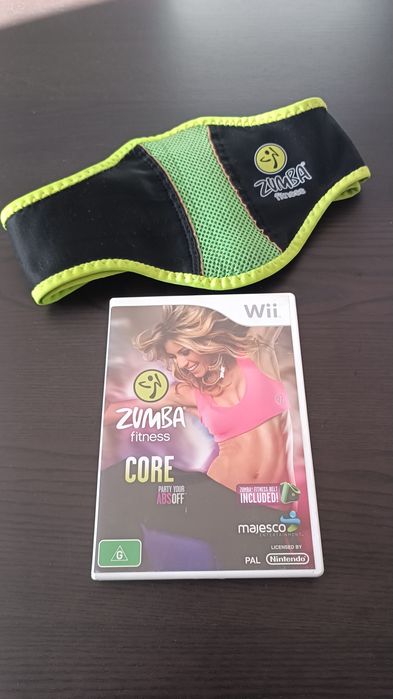 Jogo Wii Zumba Fitness Core + cinto Wii