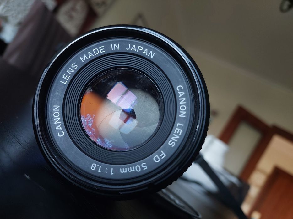 Canon AE-1 com lente 35-70mm Kiron + Canon FD 50mm