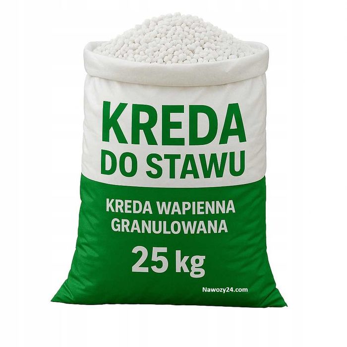 Kreda stawowa w workach, kreda do oczka wodnego granulowana