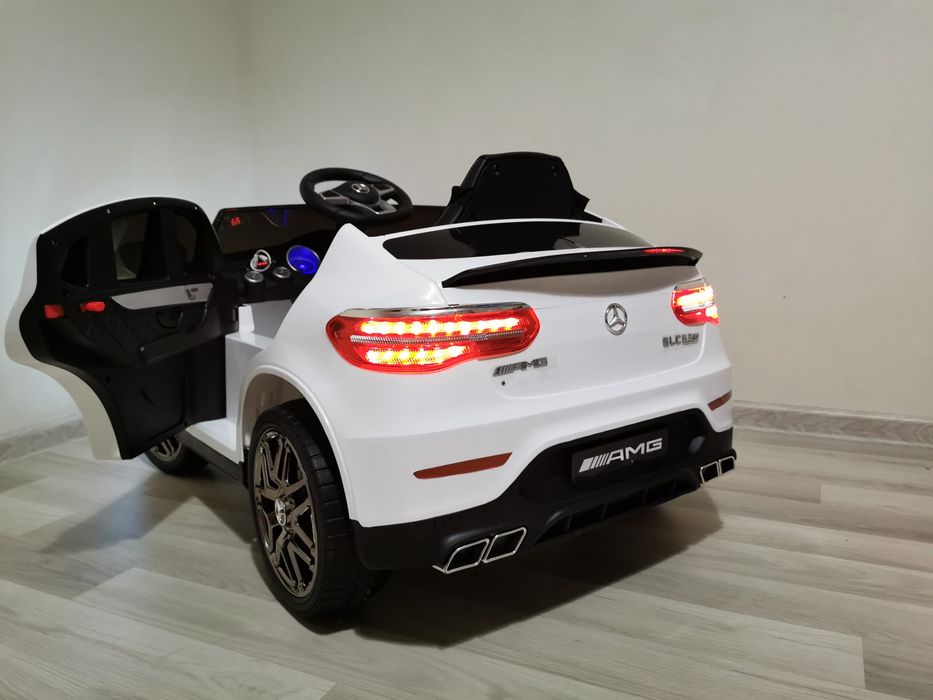 Pojazd na akumulator Mercedes GLC 63S 4x4 Koła Eva,Pilot, Pasy, MP3