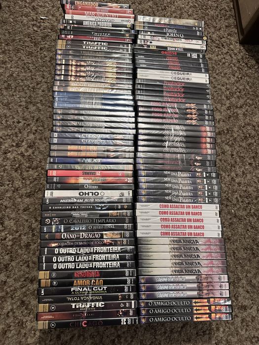 Lote com 120 Dvd