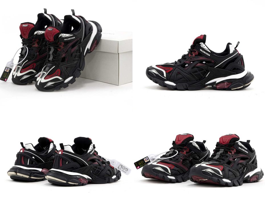 Мужские кроссовки Balenciaga Track 2.0 Black Red 41-45 Новинка Осени!