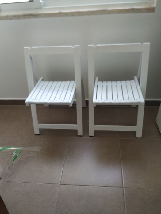 Cadeira articulada madeira ripada maciça