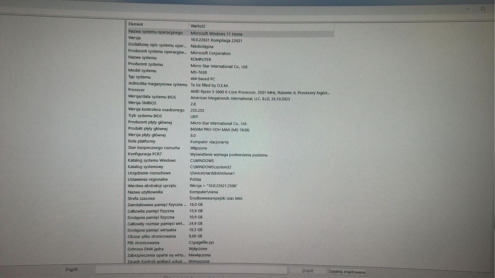 Komputer Gamingowy Ryzen 5 5600 Radeon 6700 XT OKAZJA