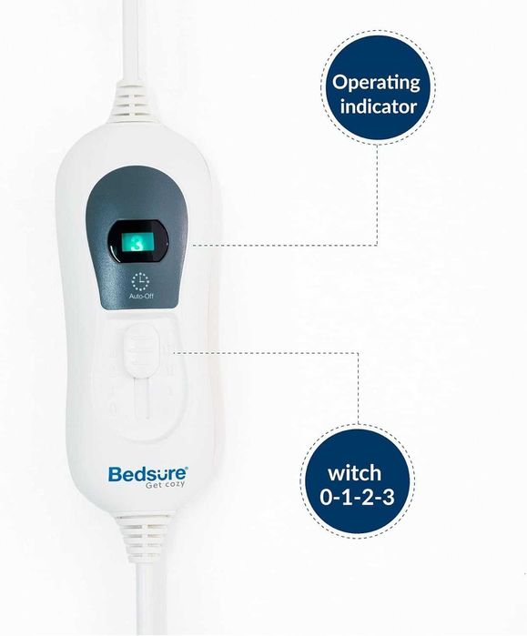 Almofada térmica para costas, pescoço e ombros