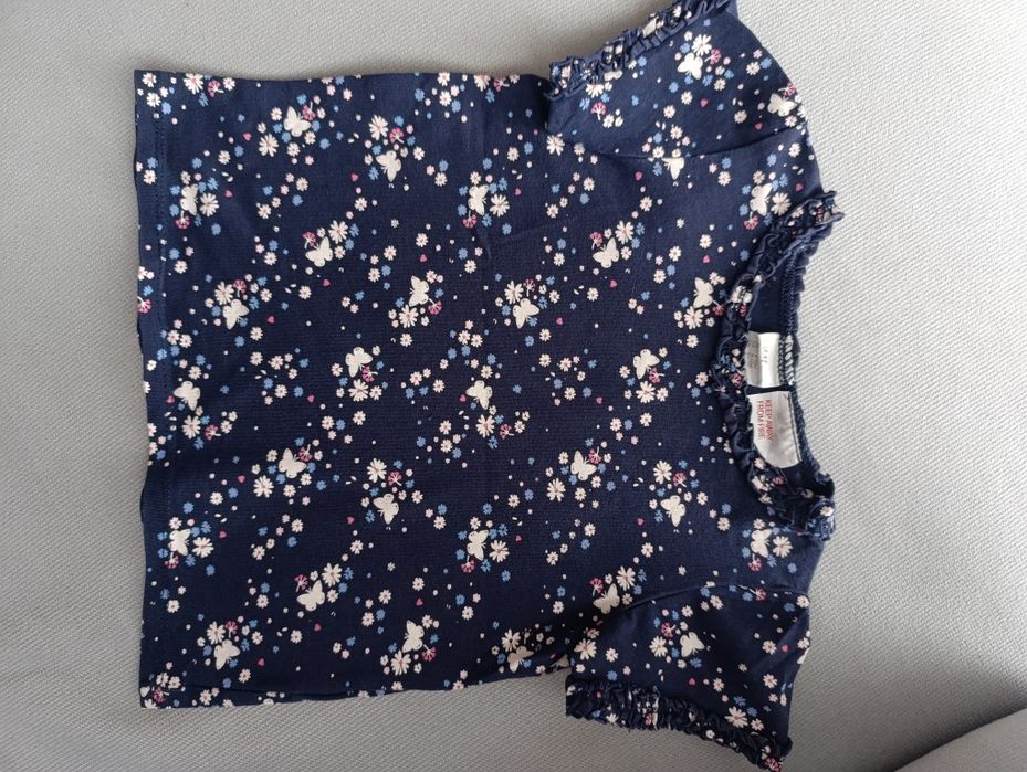 Bluzeczka niemowlęca, dziewczęca H&M, roz. 9-12m, 80cm