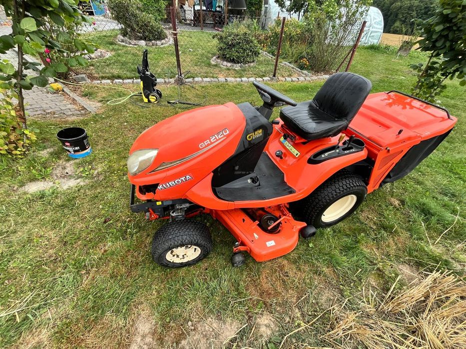 Kubota gr 2120 4x4 diesel 3 cylindry kosz kosiarka