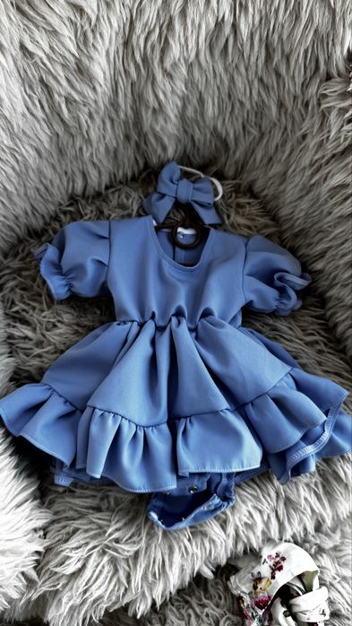 Сукня плаття Святкова нарядна ефектна сукня-боді доя дівчинки