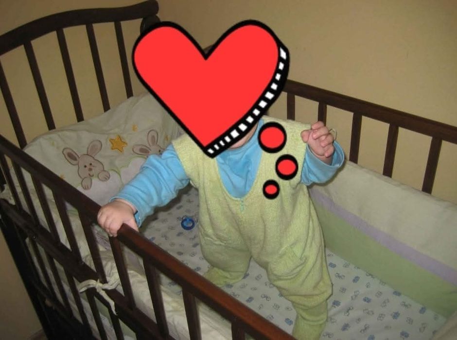 Дитяче ліжечко. Деталі в описі.