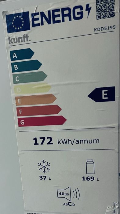 Frigorífico KUNFT 38L