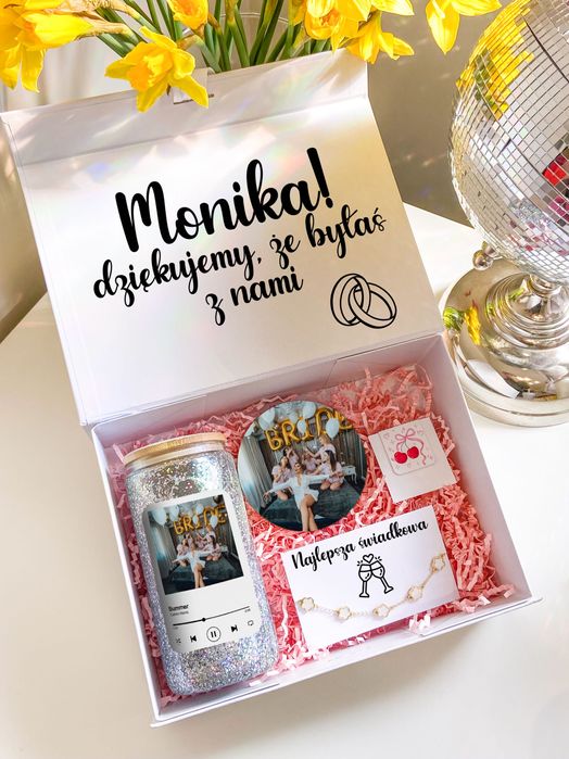 Box pudełko prezent dla świadkowej ślub wesele panny młodej