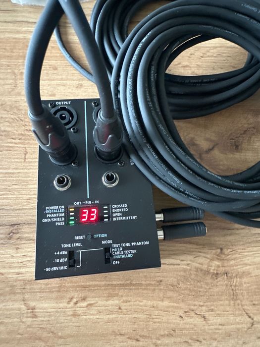 Kabel mikrofonowy Sommer 10 metr, XLR Neutrik 3 sztuki + 4 x po 2 metr