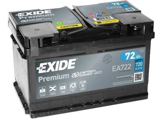 Akumulator Exide Premium 72Ah 720A PRAWY PLUS EA722