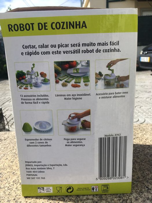 Robot manual de cozinha para cortar legumes