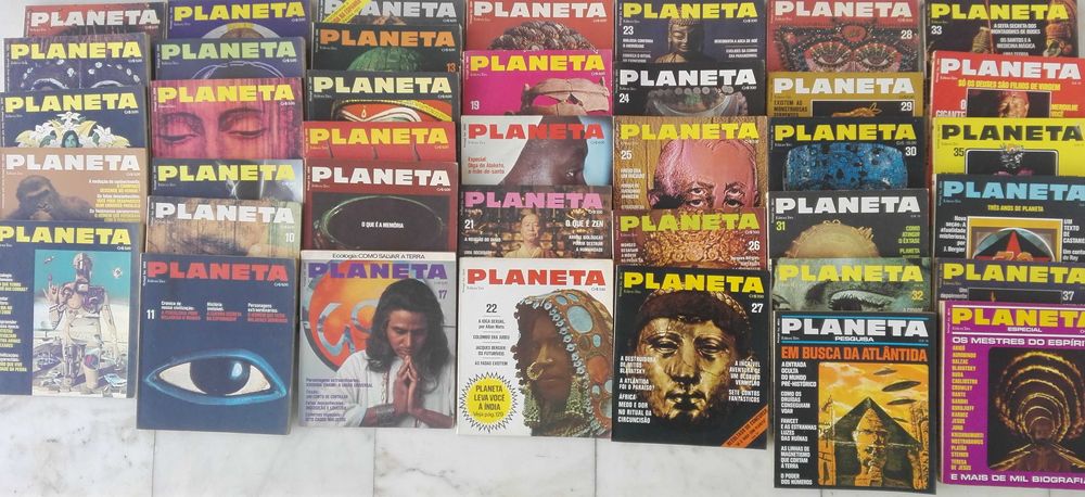 Revistas antigas "Planeta" e "Ciência e Vida" - Outras Antigas