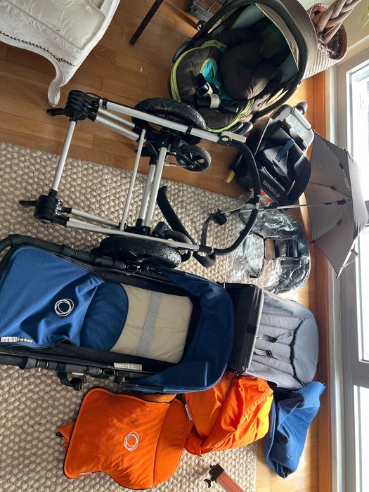 KIT Bebé - Carrinho bugaboo + Ovo + Berço + Cadeira de comer + etc