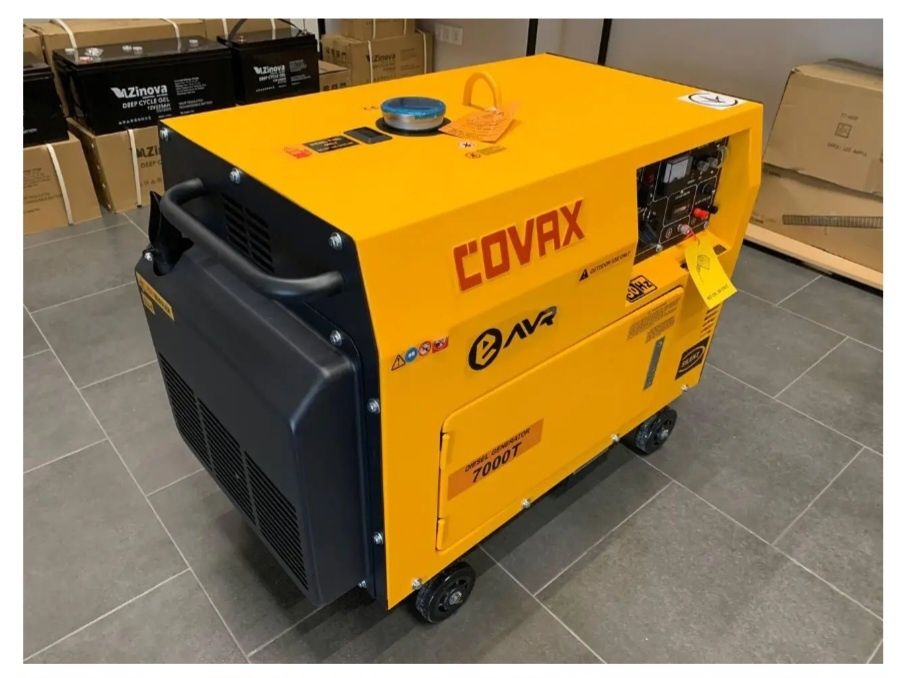 (РАСПРОДАЖА)Генератор  COVAX KDE 7000T 5.0 кВт дизель