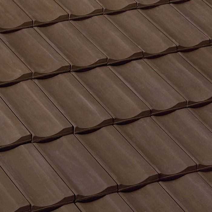 Керамическая черепица Monier Франция Комте 12 Коричневый Спец. цена