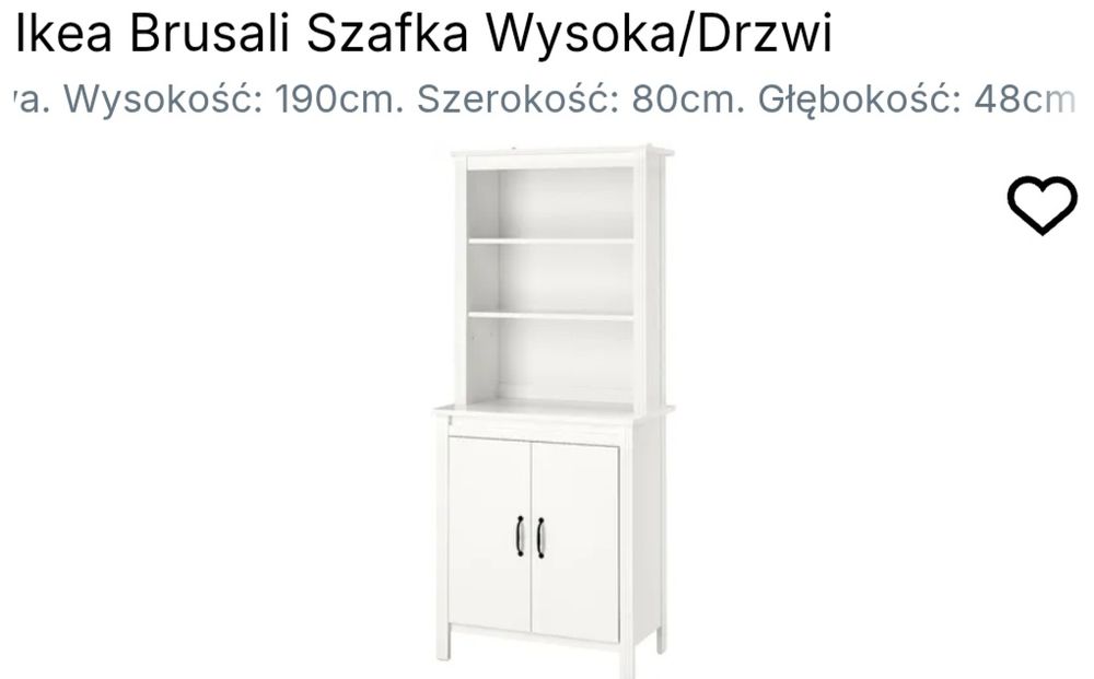 Regał Brusali  Ikea