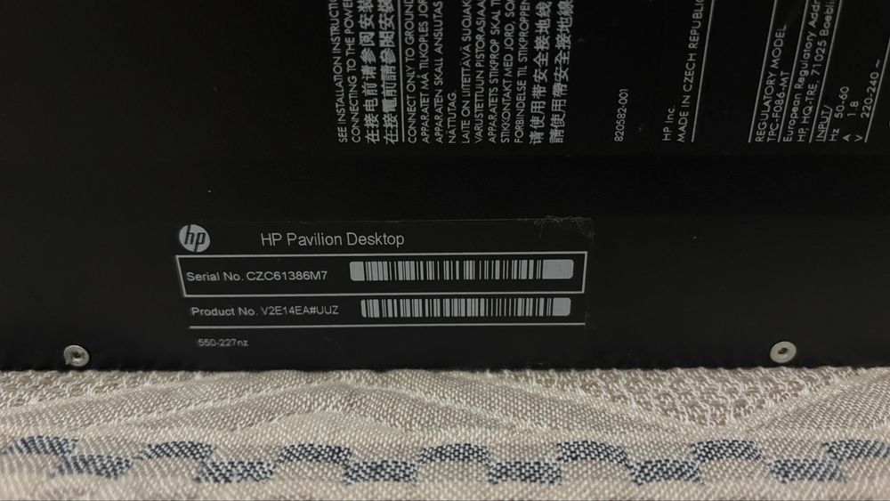 Пк HP Pavilion Desktop