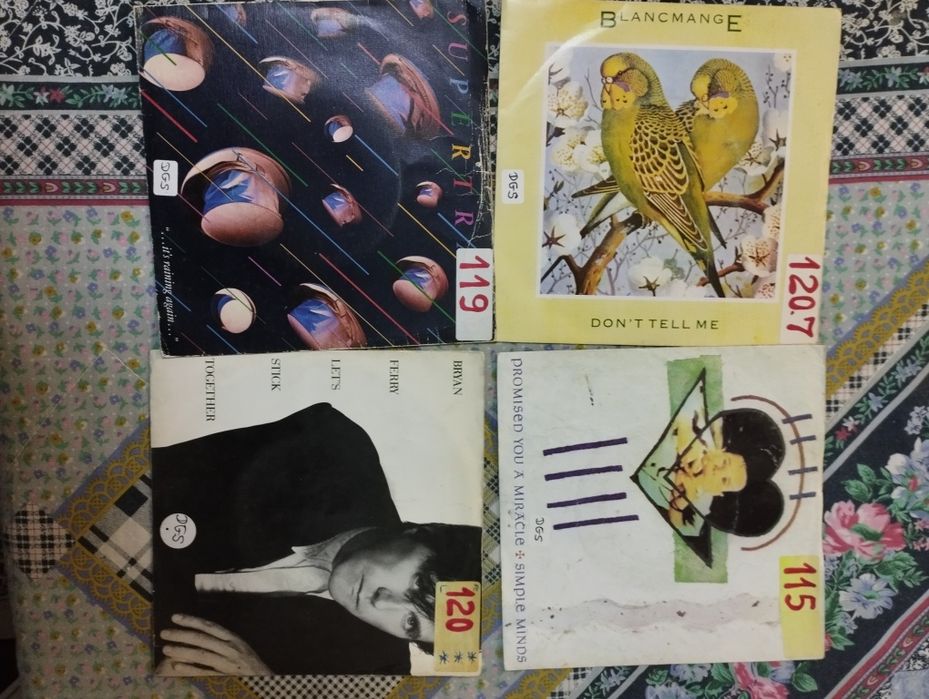 Lote de Singles em vinil dos anos 80