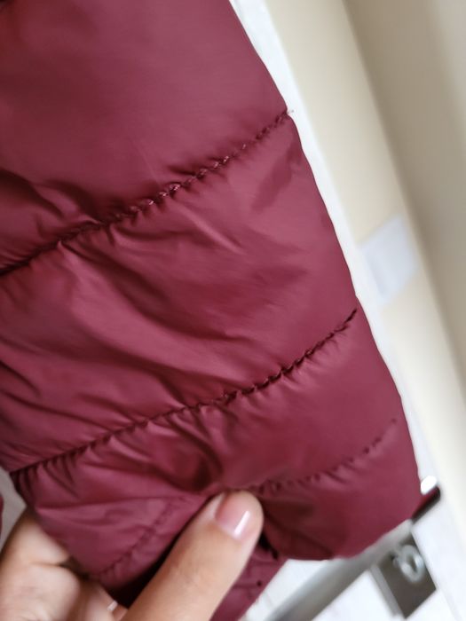 Bordowa kurtka Pull&Bear rozmiar S