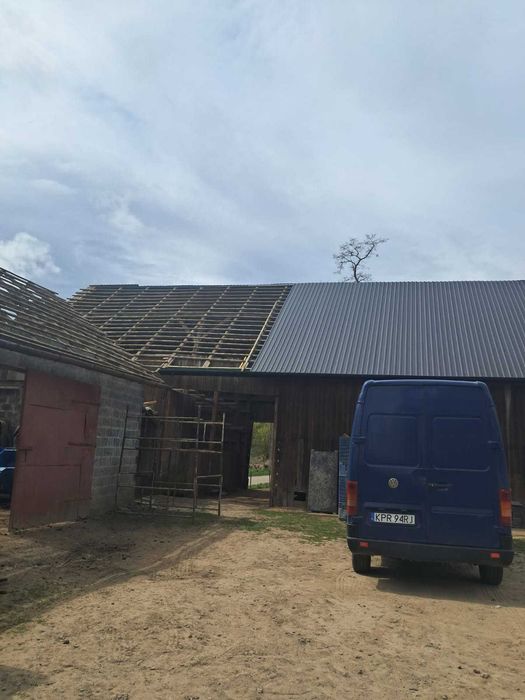 Usługi dekarskie , rynny i malowanie dachów.