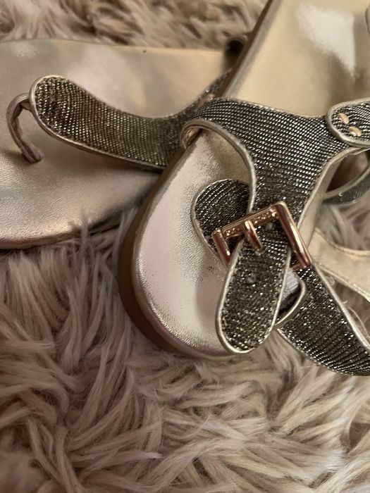 Michael Kors sandałki japonki złote r 36,5 sandały jessica