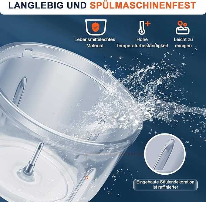 Rozdrabniacz elektryczny, 0,6 l + 2 l