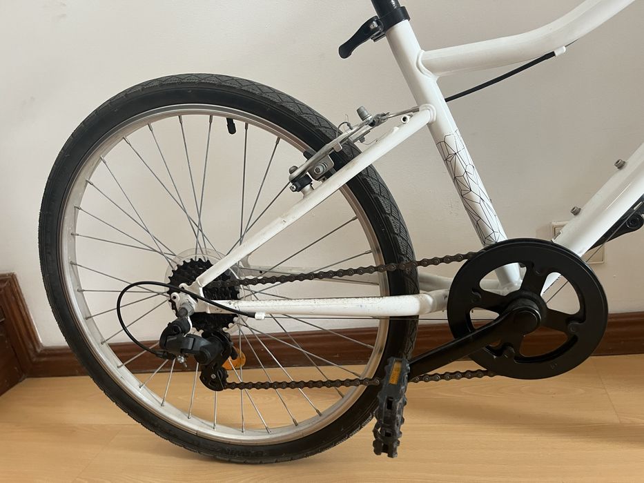 BICICLETA DE TREKKING CRIANÇA RIVERSIDE 100 20 POLEGADAS 6-9 ANOS